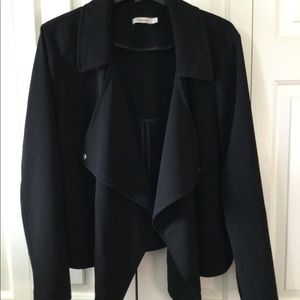 Reitmans waterfall collar blazer